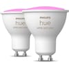 Philips Hue White & Color Ambiance BT (GU10, 5.70 W, 350 lm, 2 x, G)
