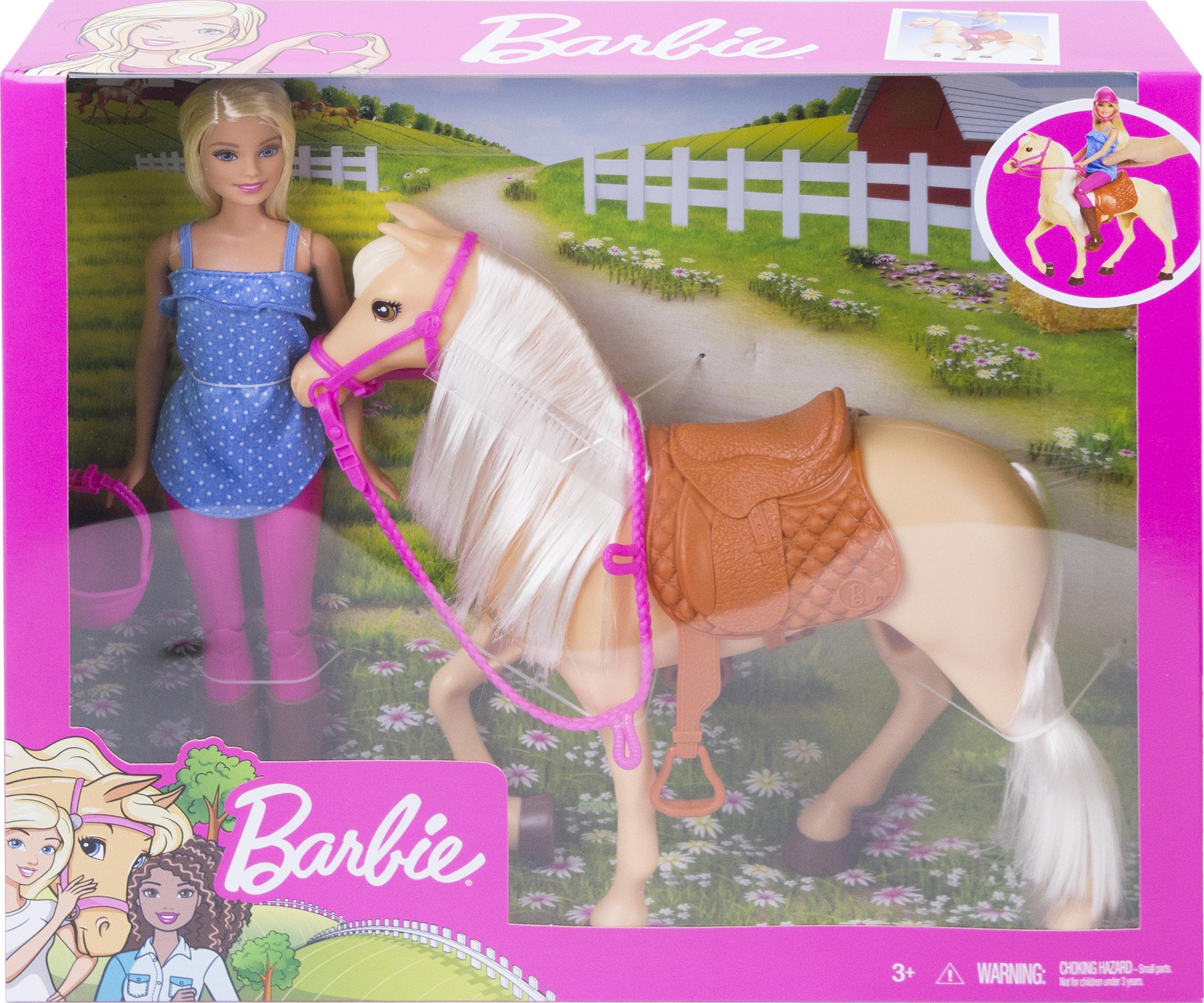 Poupee barbie cheval online