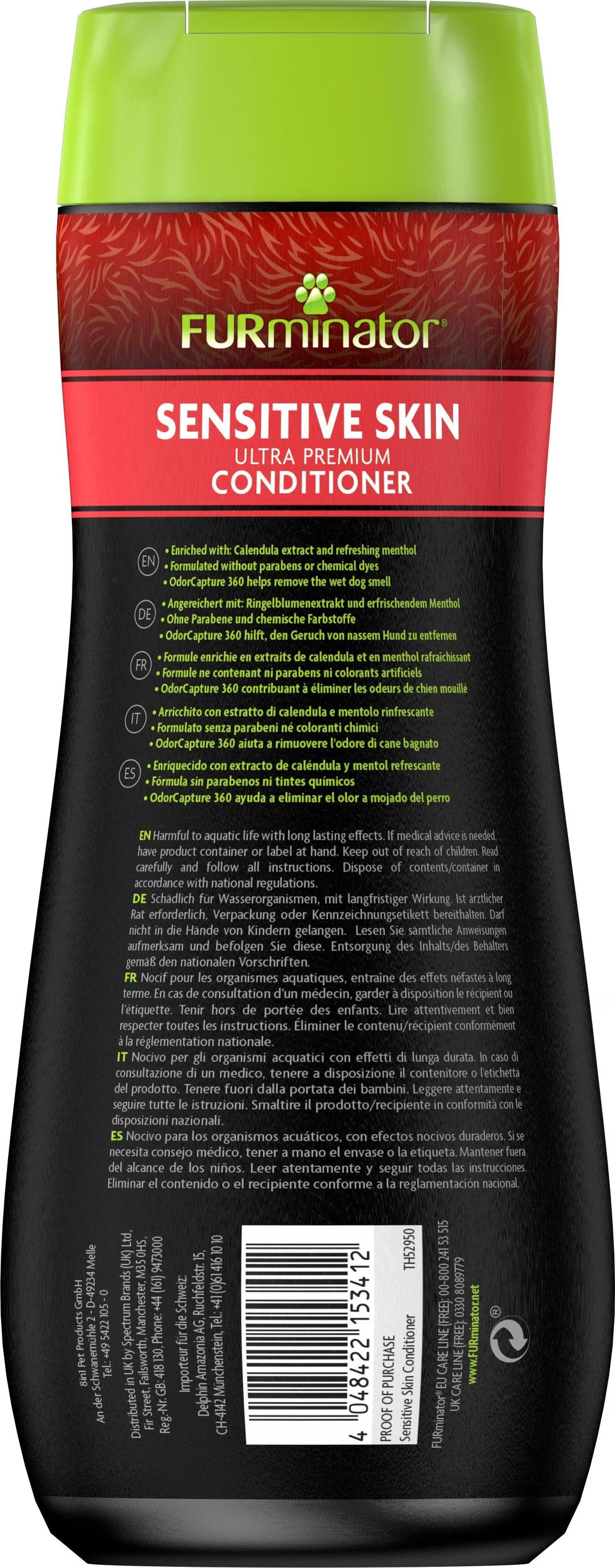 Comparer les prix de FURminator FURMINATOR peau sensible Ultra Premium Conditioner 473 ml (Chien, 473ml), Produits de soins pour animaux