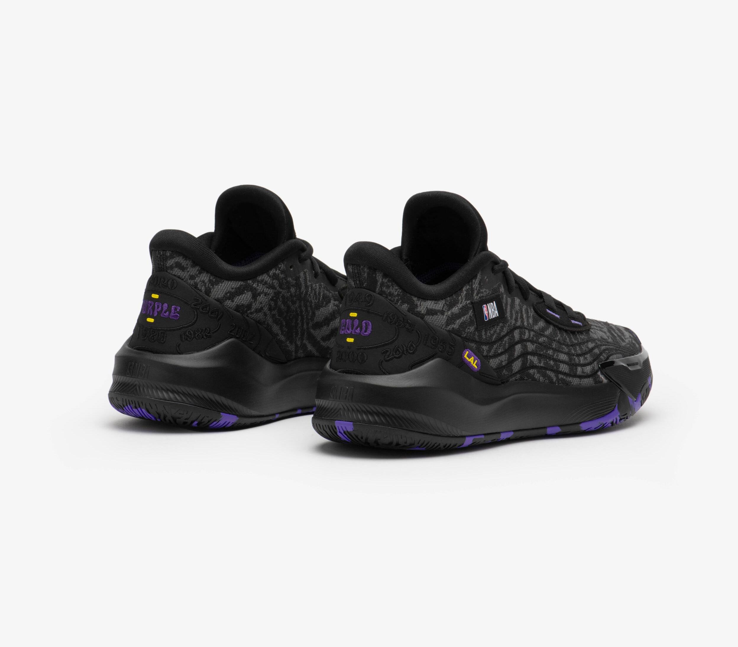 Tarmak Women s Men s Basketball Shoes NBA Los Angeles Lakers Fast 900 Low 1 black 42 Galaxus