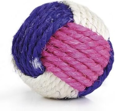 Comparer les prix de Beeztees BZ BALLE EN SISAL AVEC CATNIP NOUE, Jouets pour chat