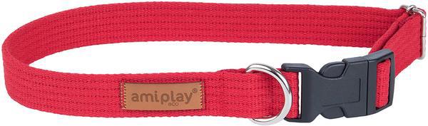 amiplay Halsband Cotton XL 30mm/45-70cm rot kaufen
