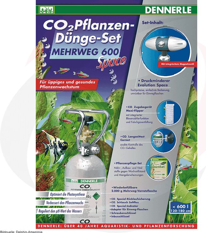 Dennerle 600 Espace (Entretien des plantes d'aquarium), Entretien de l'aquarium