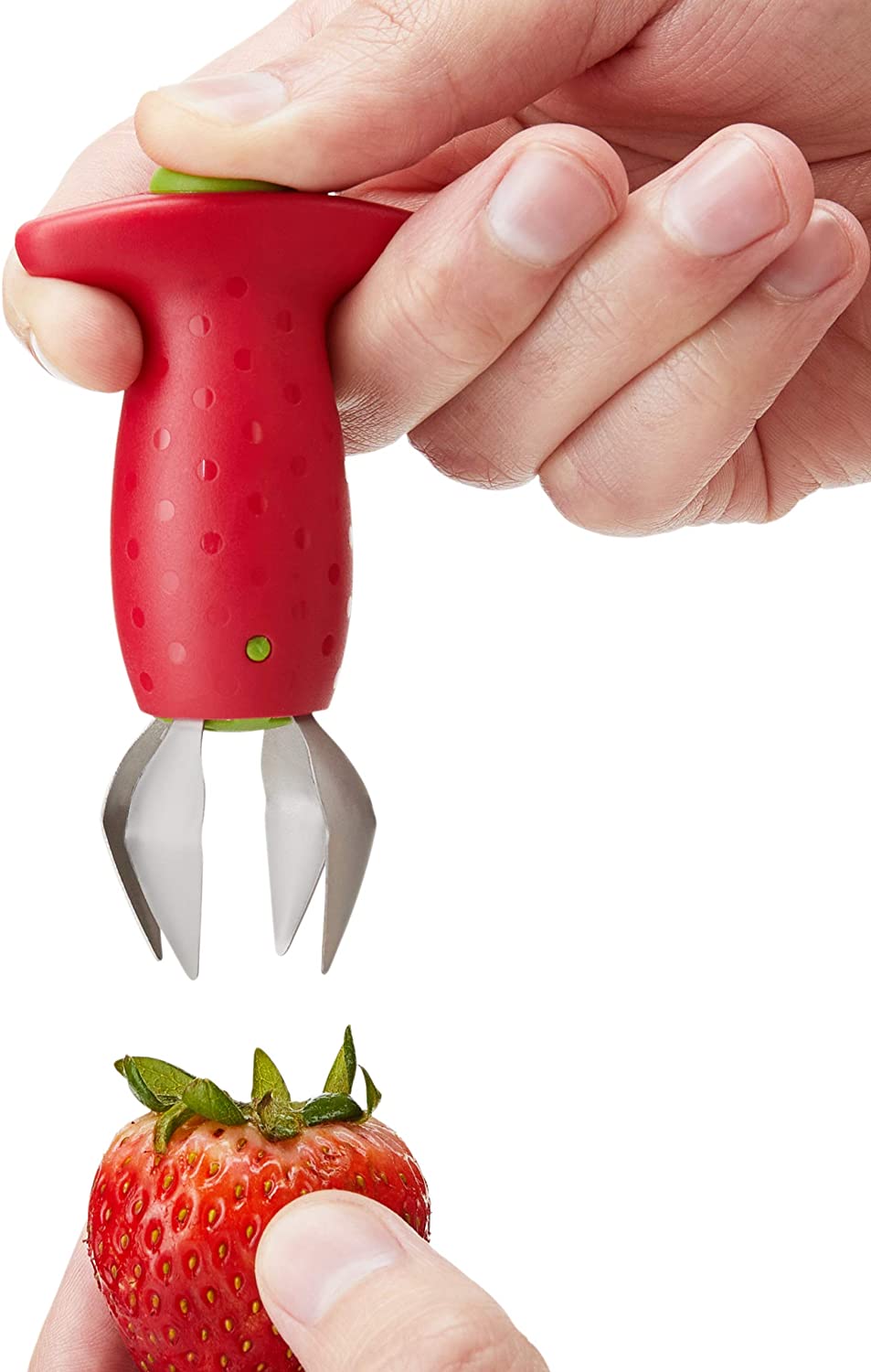 Chef'n Erdbeerstrunkentferner StemGem 4 5cm rot kaufen CE8046