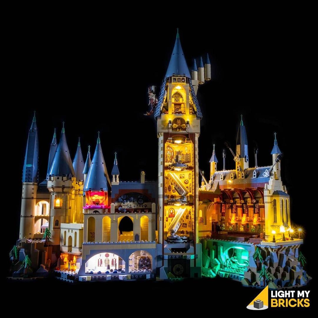 Hogwarts castle lego lights deals