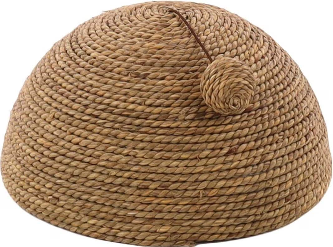 Comparer les prix de Griffoir Chat - Flamingo Griffoir dôme herbier marin Beige - 29 x 29 x 15 cm