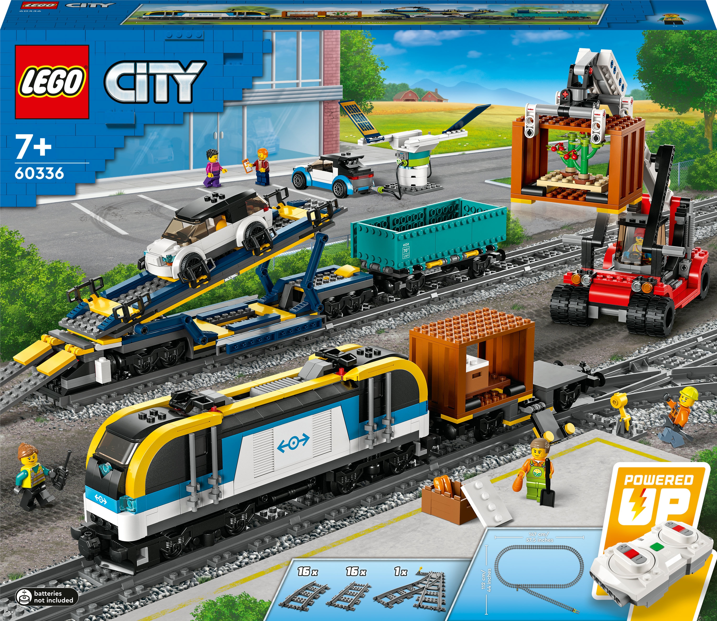 Lego cargo train batteries sales