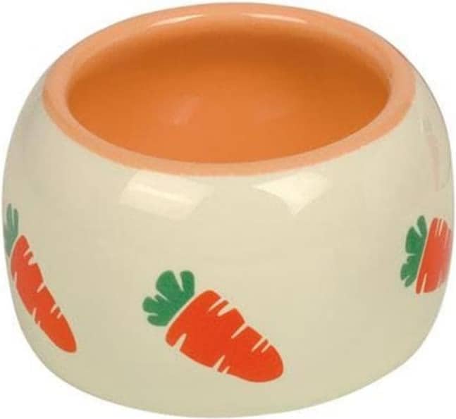 Comparer les prix de Nobby Mangeoire en cramique CARROT (0.13l), Gamelle