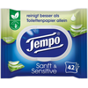 Tempo Salviettine umidificate morbide e sensibili all'Aloe Vera (42 Pezzo/i)