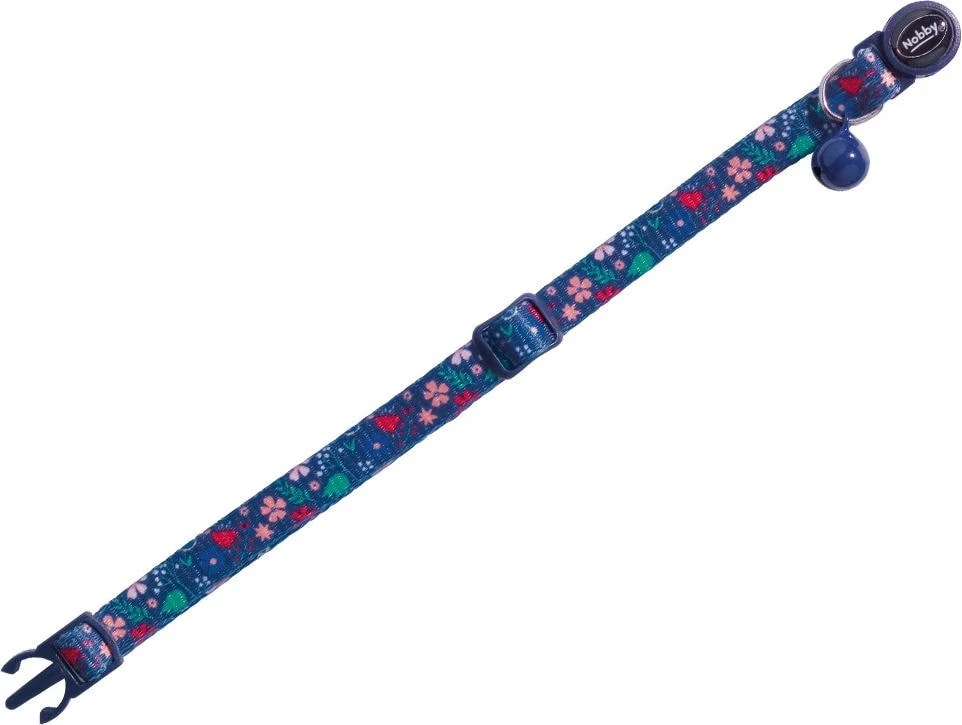 Meilleurs prix pour Nobby Collier pour chat Flower Dark Blue (Chat), Collier + laisse