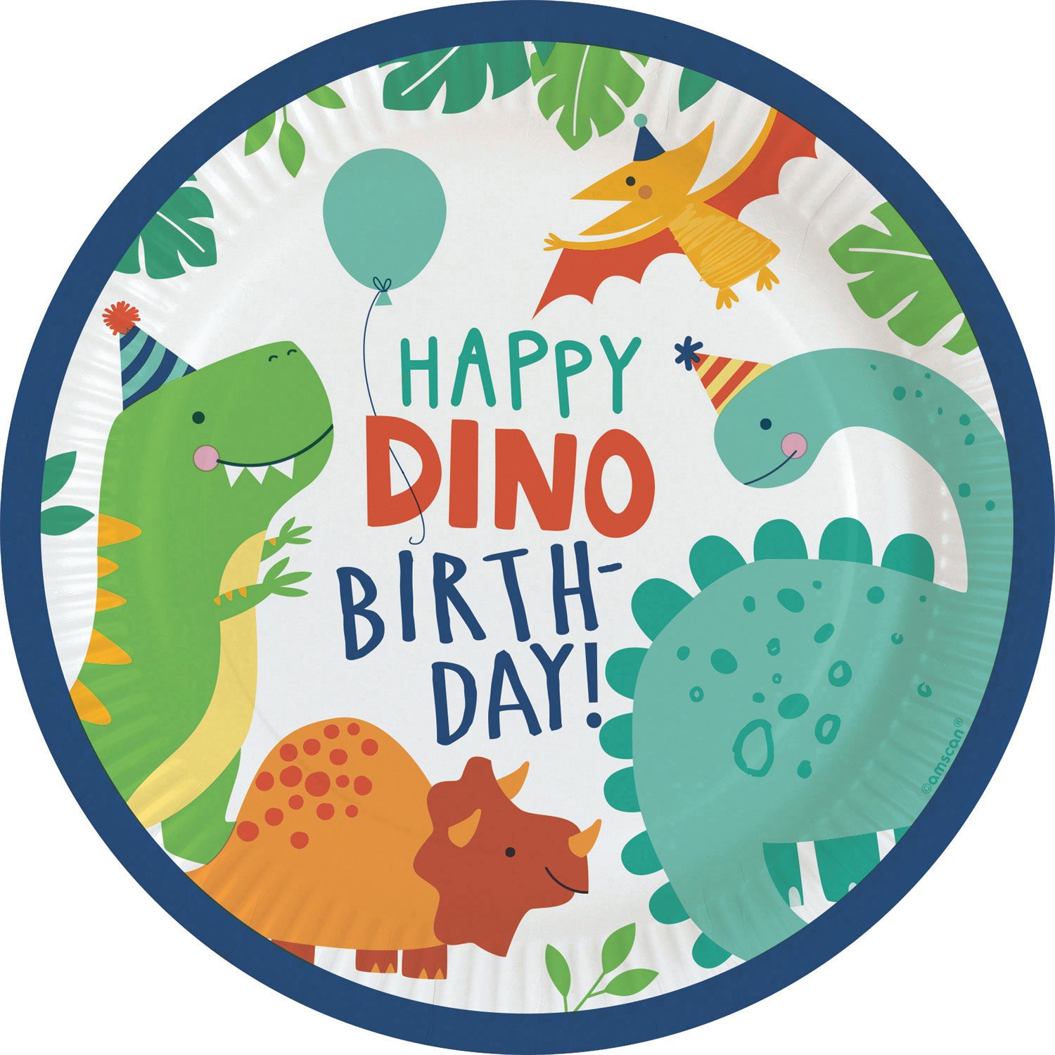 Amscan Teller Happy Dino Birthday (8St.) (8 x) kaufen