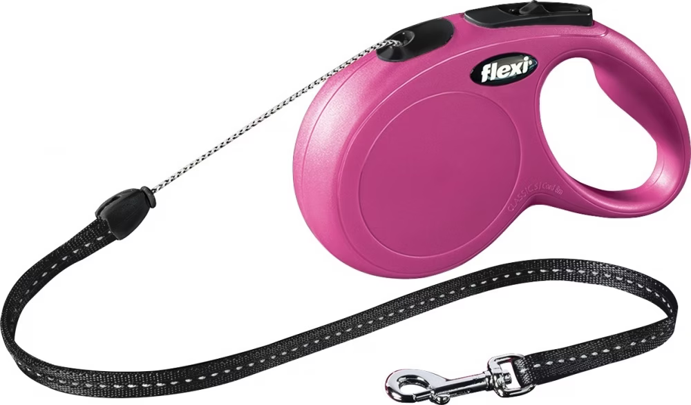 Meilleurs prix pour Flexi - laisse new classic cordon - rose - s 8m