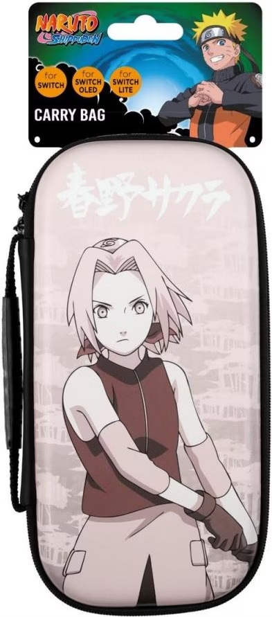 Konix Naruto Pro Carry Case Sakura (Switch Lite, Switch OLED, Nintendo ...