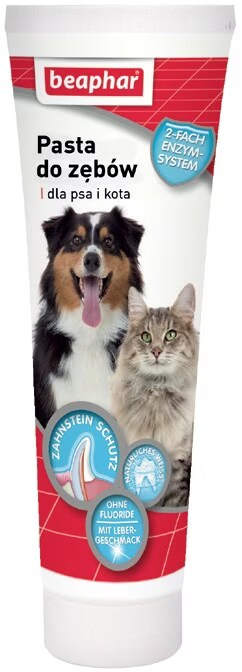 Comparer les prix de beaphar 12789 Dentifrice pour animaux de compagnie Dentifrice anti-plaque pour animaux de compagnie (Chat, Chien), Produits de soins pour animaux