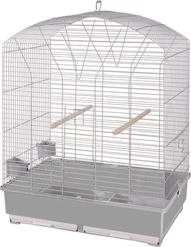 Meilleurs prix pour Voltrega Vogelkooi 842 Wit / Grijs, Volire + cage
