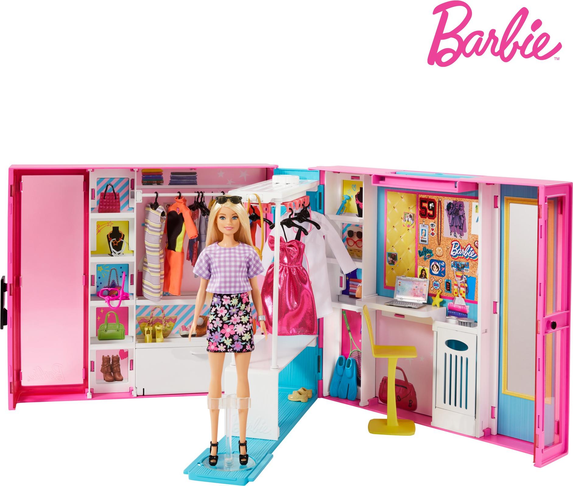 Barbie Dressing de Luxe poupee incluse Mobilier pour Poupee Mannequin 3 ans et Galaxus