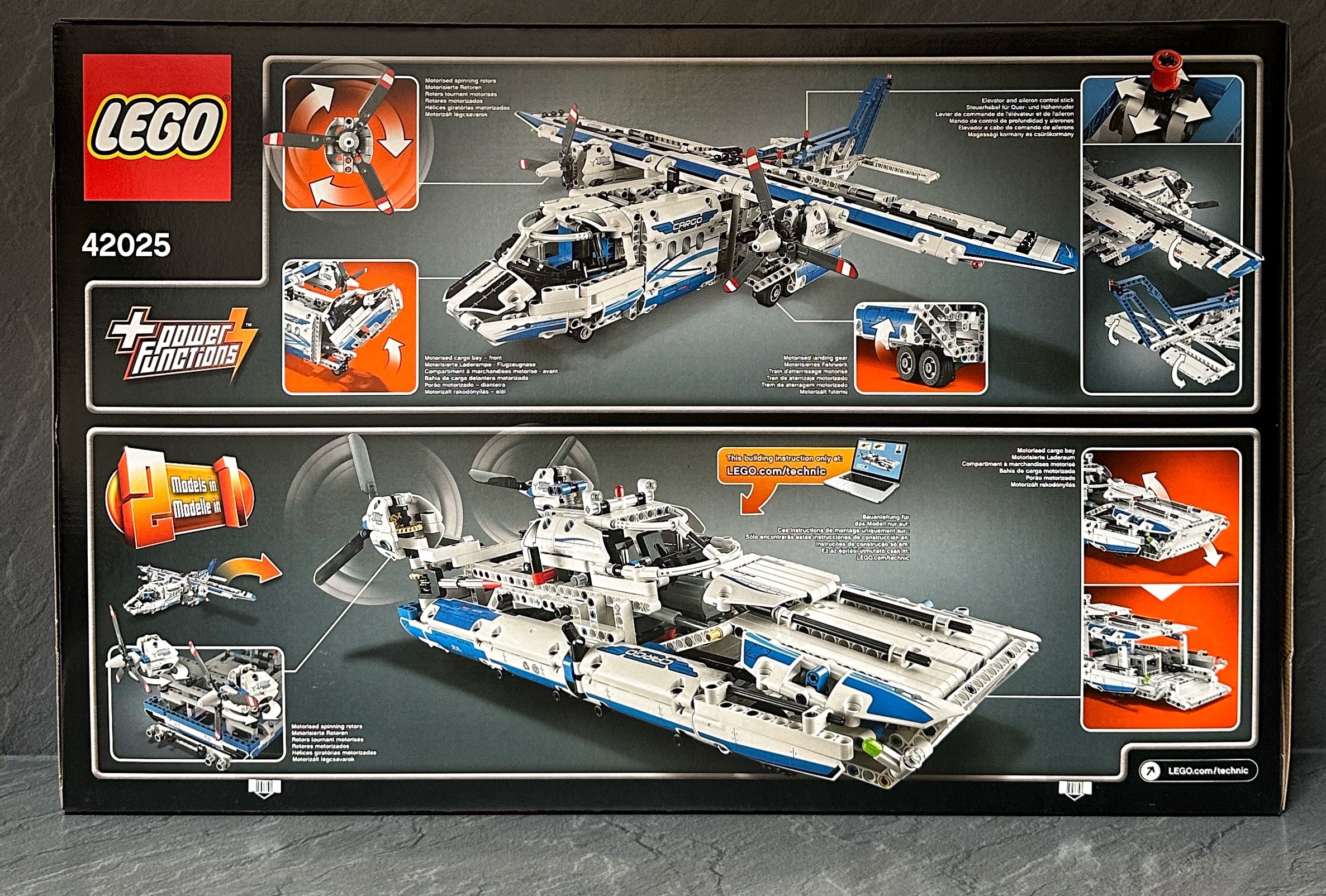 Lego technic cargo plane sales
