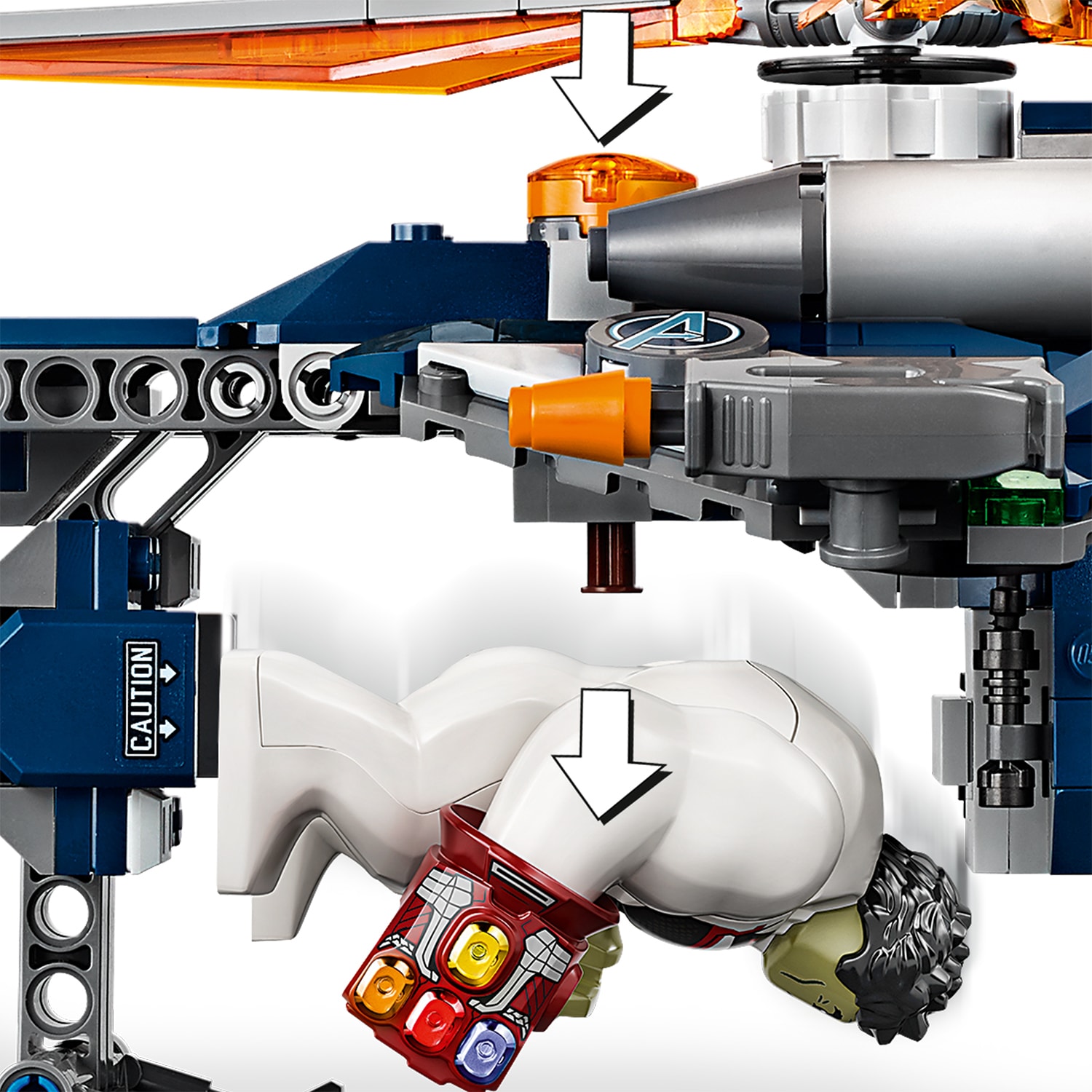 LEGO Avengers Hulk Helicopter Rescue 76144 LEGO Marvel Galaxus