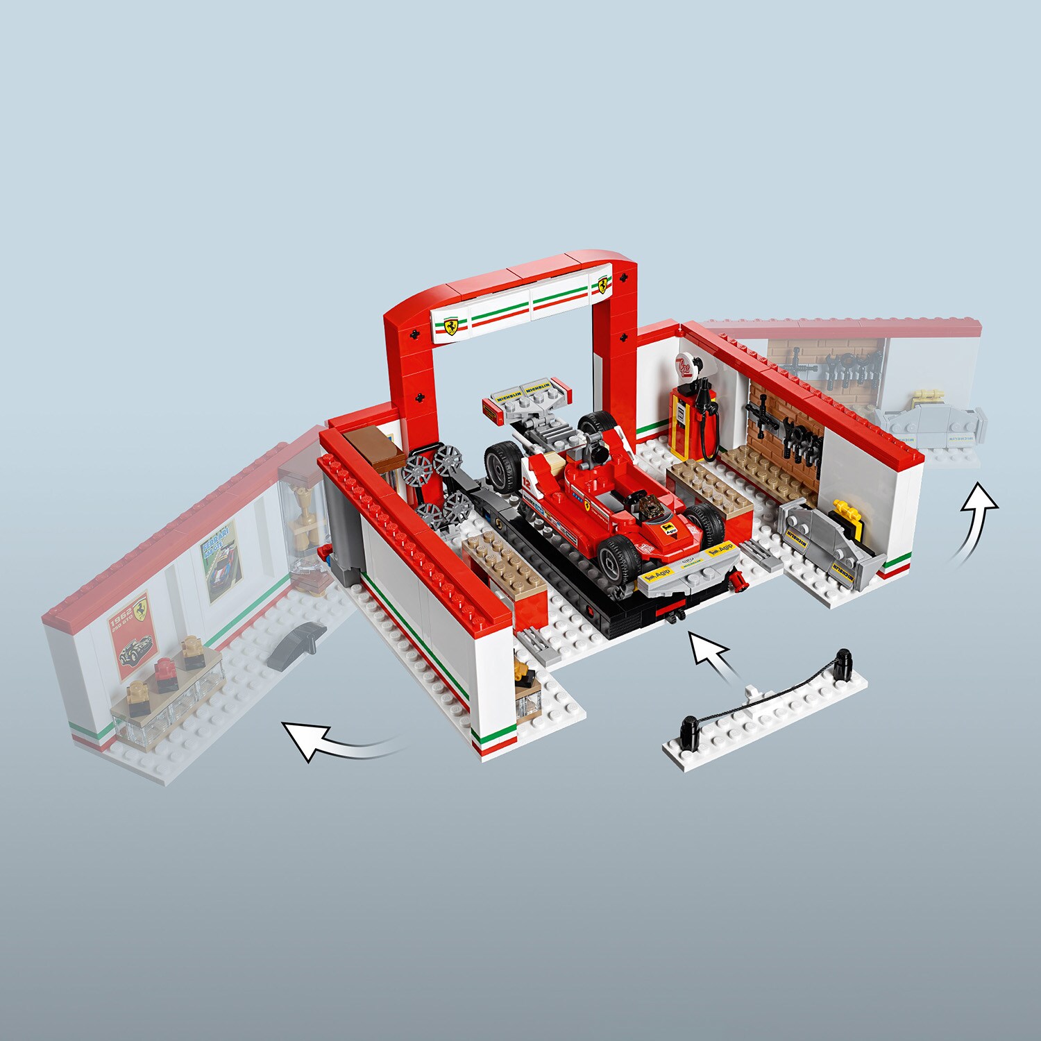 Ferrari garage lego online