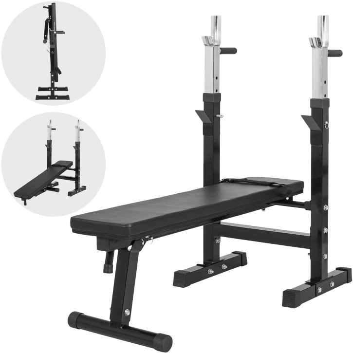 Gorilla Sports Weight bench with shelf buy at Galaxus