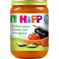 Hipp Verdure: verdure mediterranee con melanzane, a partire dai 6 mesi di età