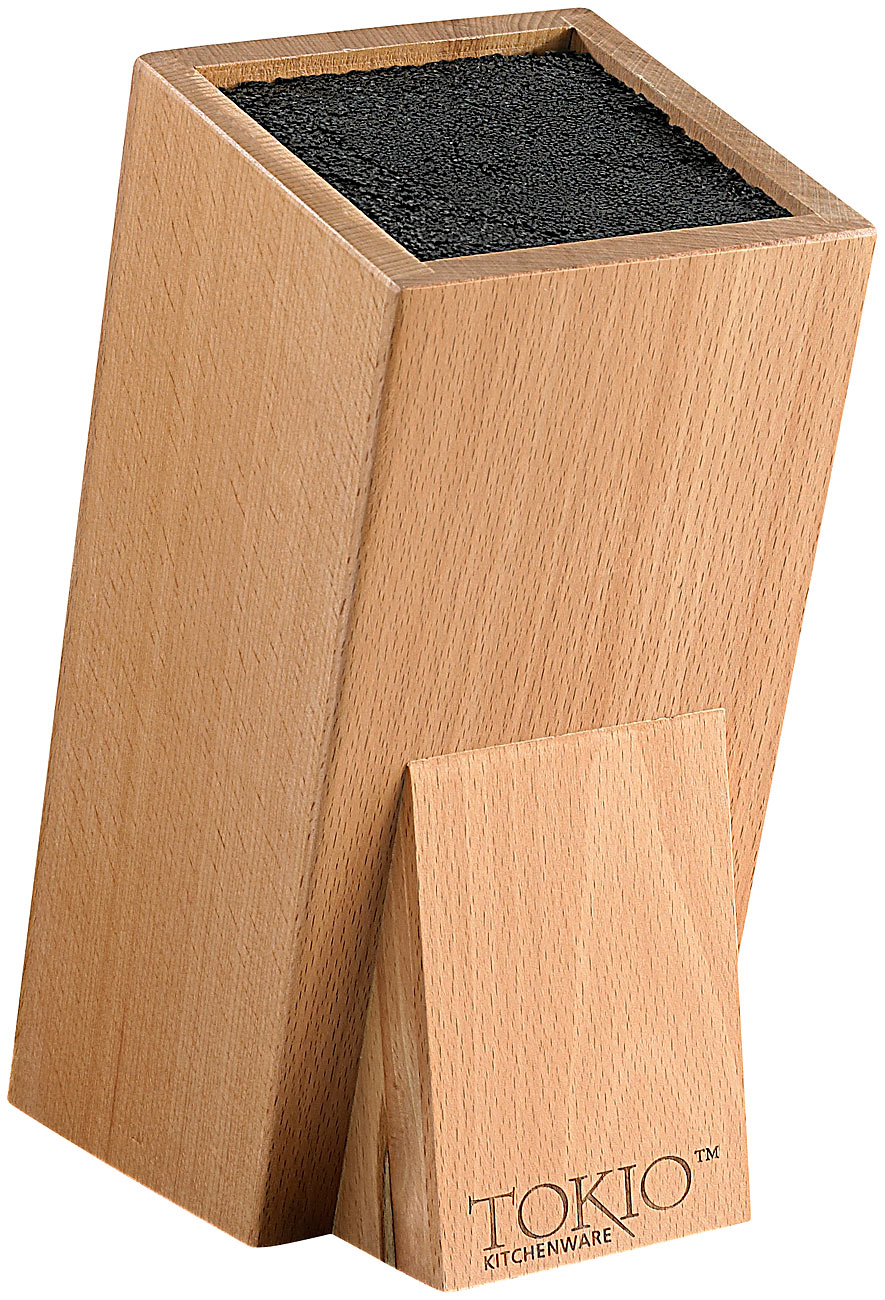 Tokio Kitchenware Universal-Messerblock aus Holz mit Borsteneinsatz Galaxus