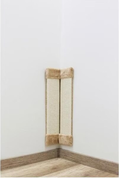 Kerbl Planche à gratter en sisal pour les coins de la pièce (49 cm, Beige, Nude), Arbre à chat