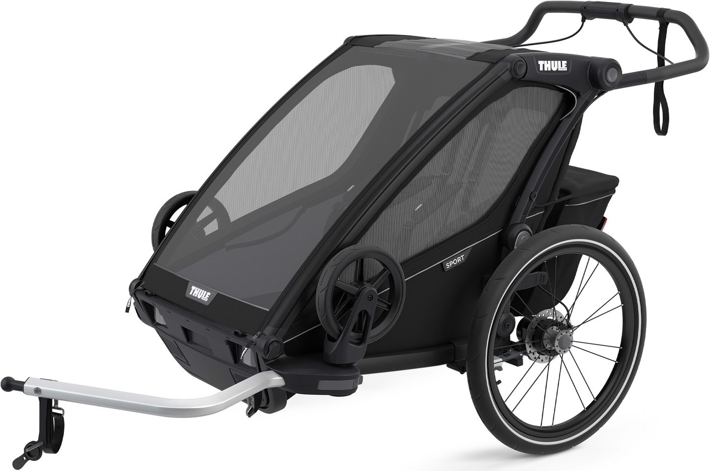 Single baby top bike trailer