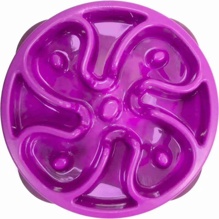Outward Hound Mini mangeoire lente pour chiens Slo Bowl Violet
