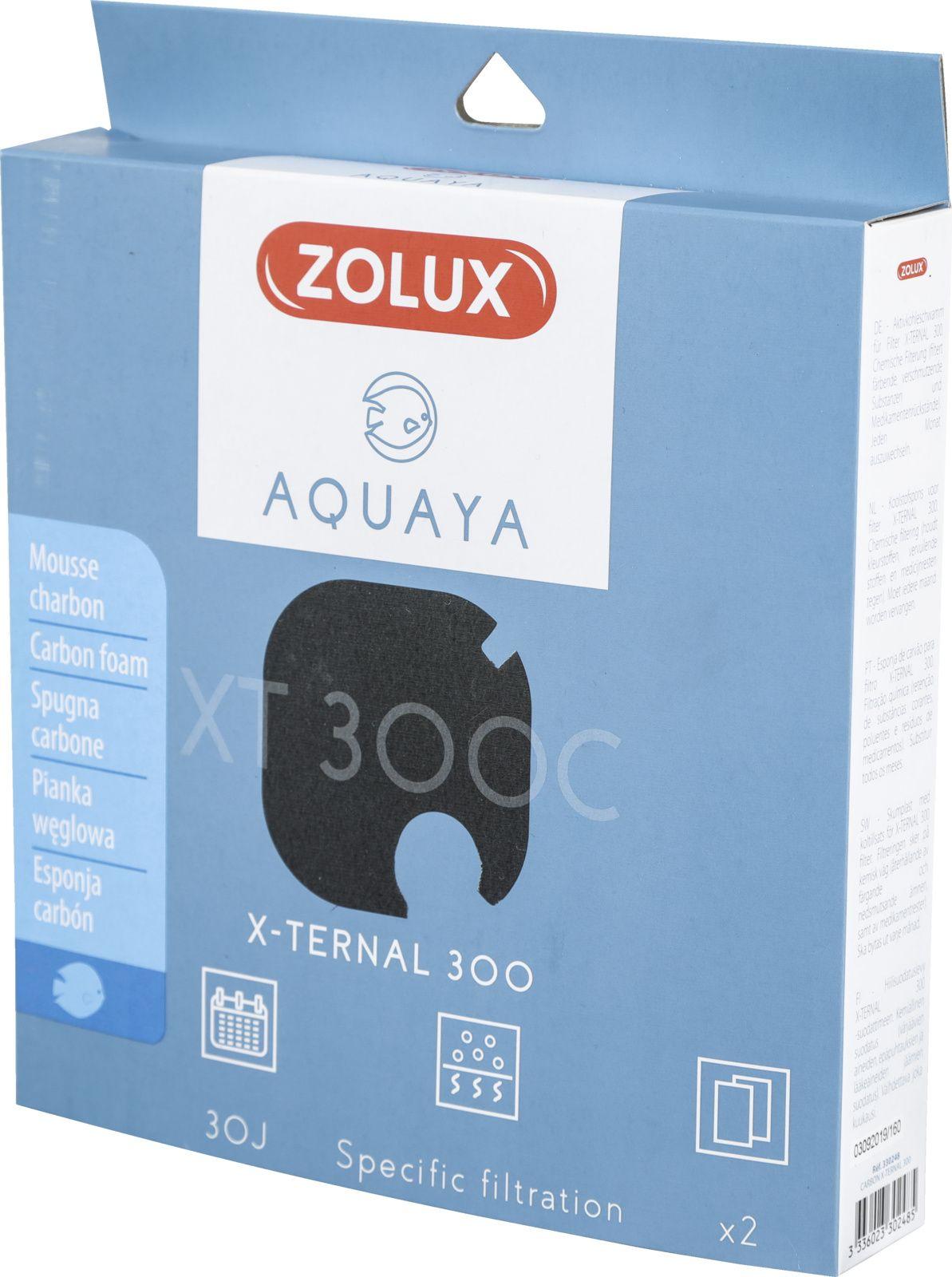 Comparer les prix de Zolux AQUAYA Carbon Xternal 300 insert (Filtres externes), Aquarium: filtres