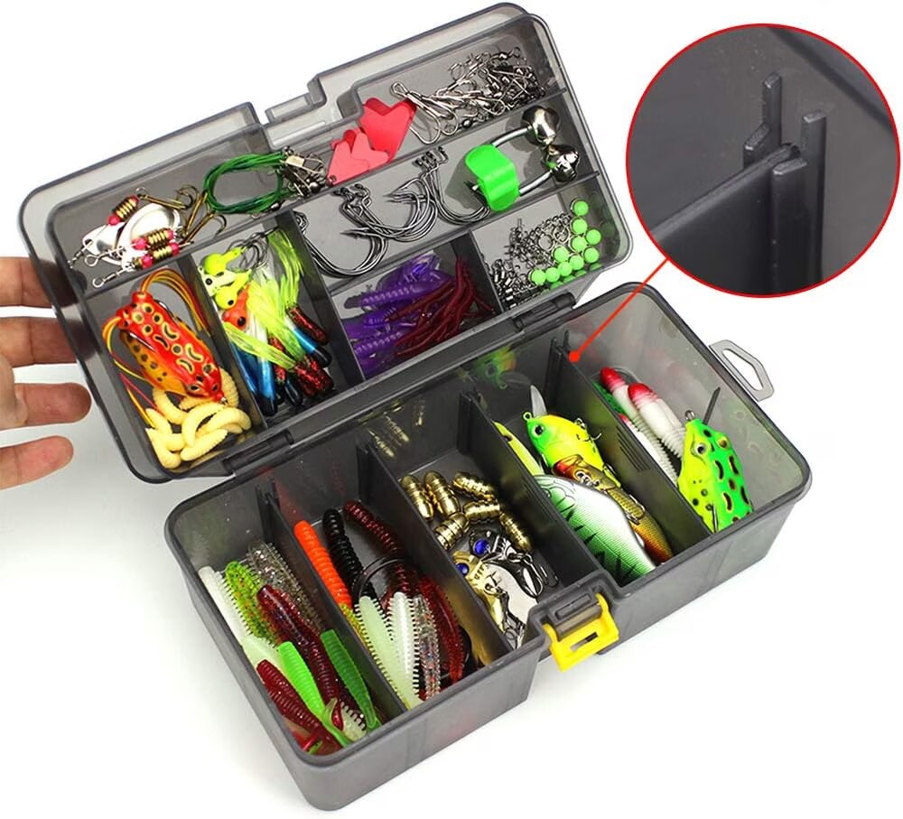 Esche A Mosca Esche Da Pesca Blob 2 Toni Supersoft - Scatola Selezione Per Trota, Pesca A Mosca Albo Blitz - Foto 7