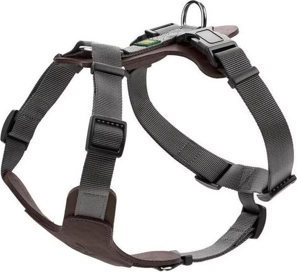 Comparer les prix de Hunter Harnais Aalborg cuir mixte polyester (M, Chien), Collier + laisse