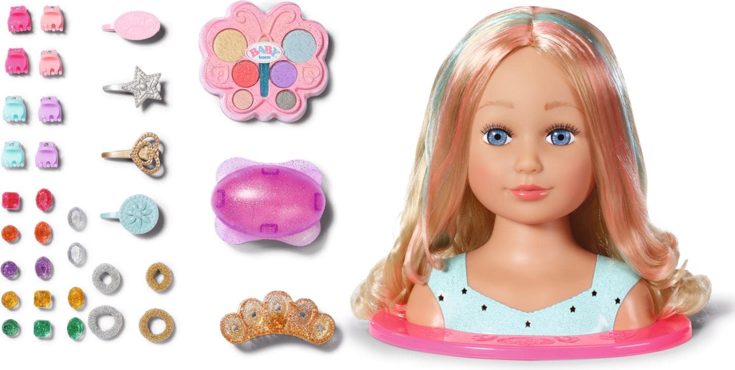 Zapf baby born sister styling head on sale