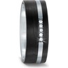 Rhomberg Partner Ring (56, Carbon, Stainless steel)