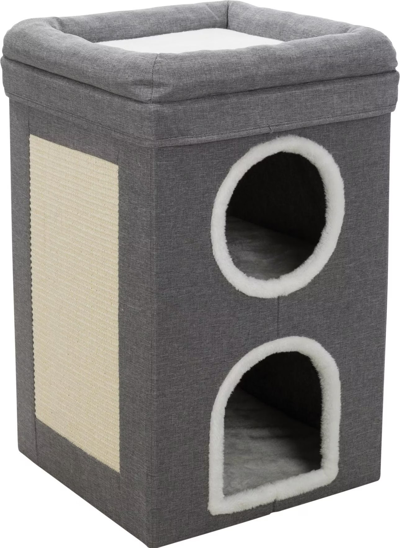 Meilleurs prix pour Cat Tower Saul. 39 x 39 x 64 cm. couleur gris. - Trixie - TR-44433