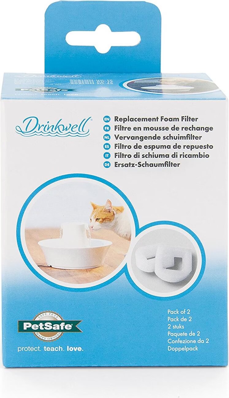 Distributeur – Petsafe Filtres mousse pour fontaine Drinkwell – X2