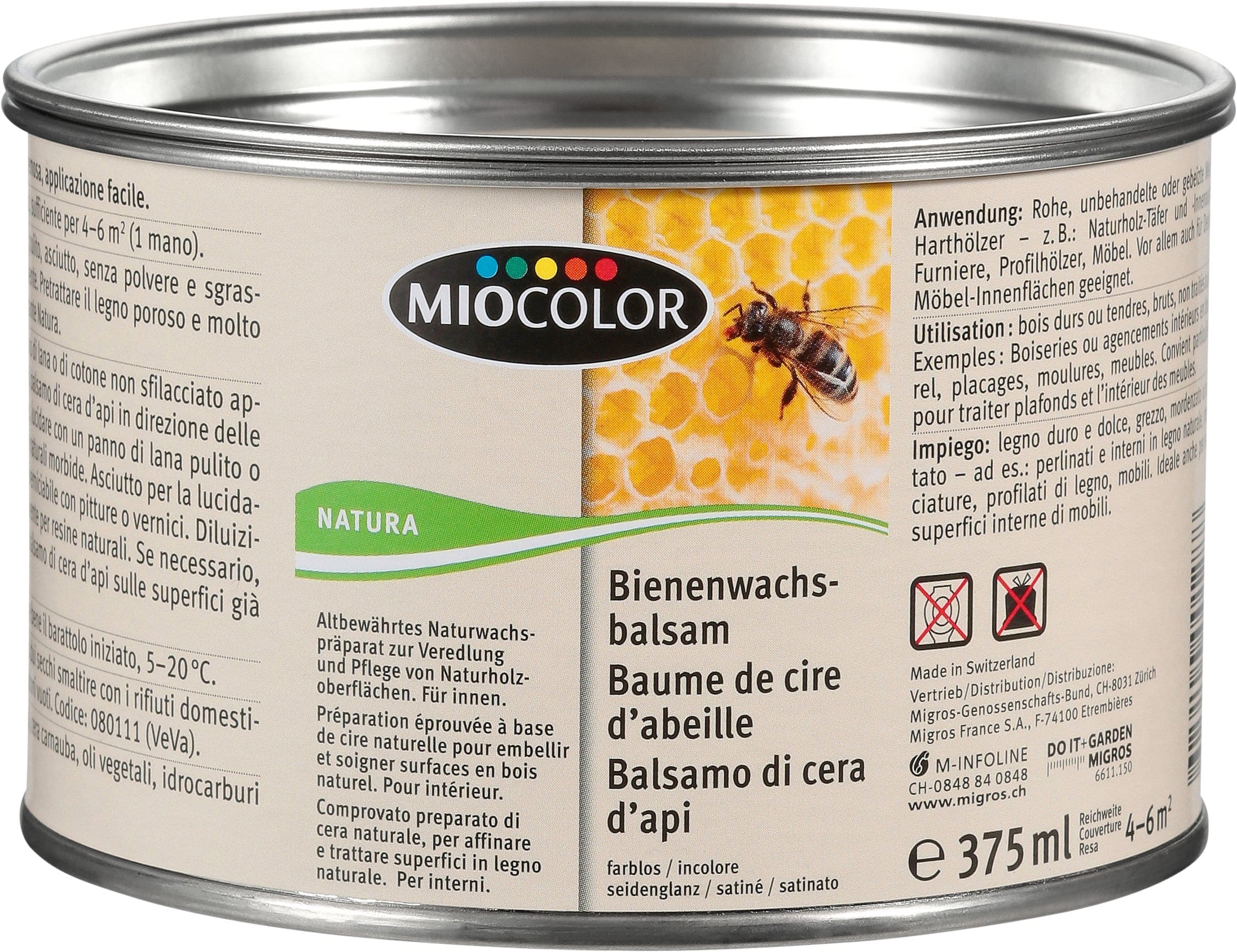 Miocolor Bienenwachsbalsam (Transparent 0.38 l) kaufen