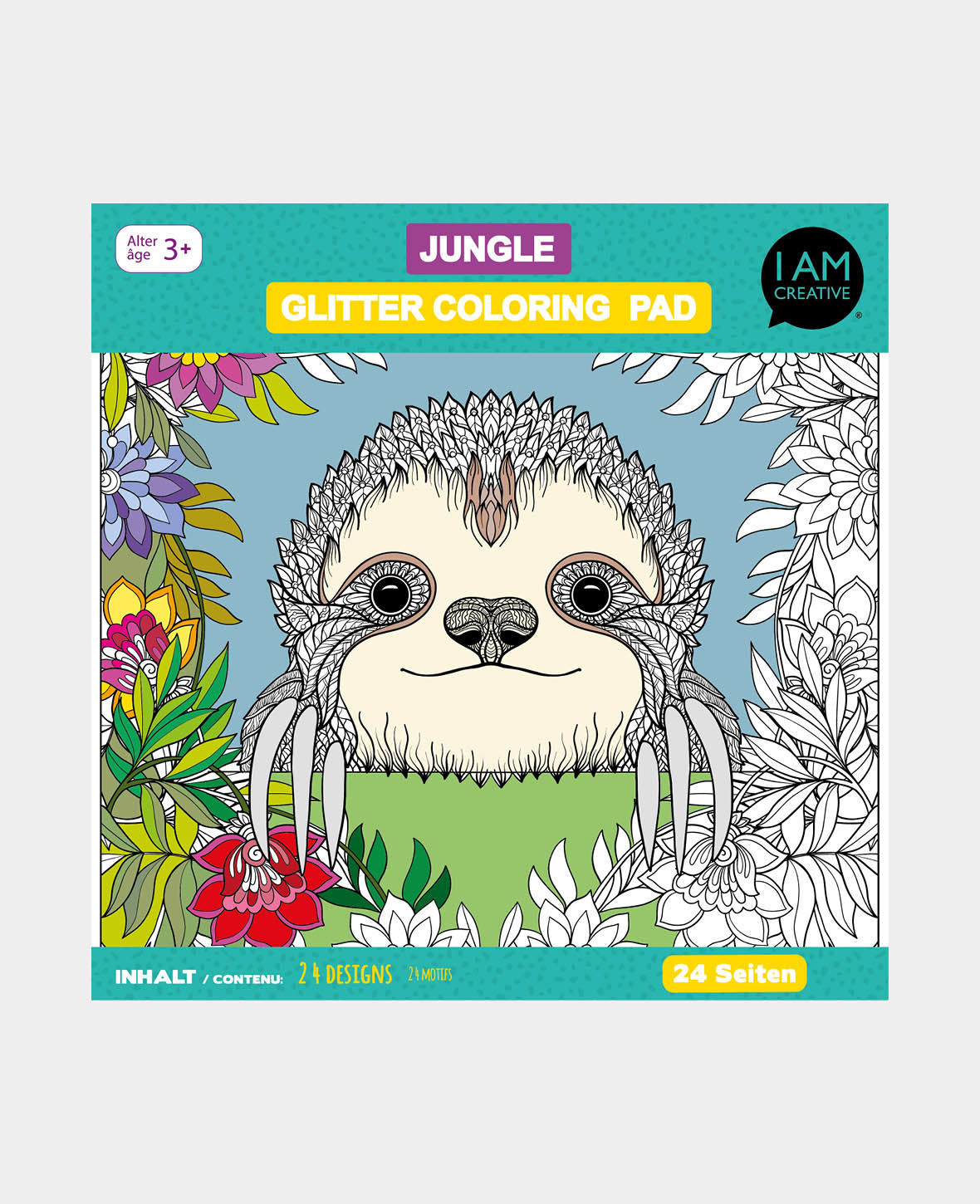 I Am Creative Ausmalblock Jungle Papierblock kaufen