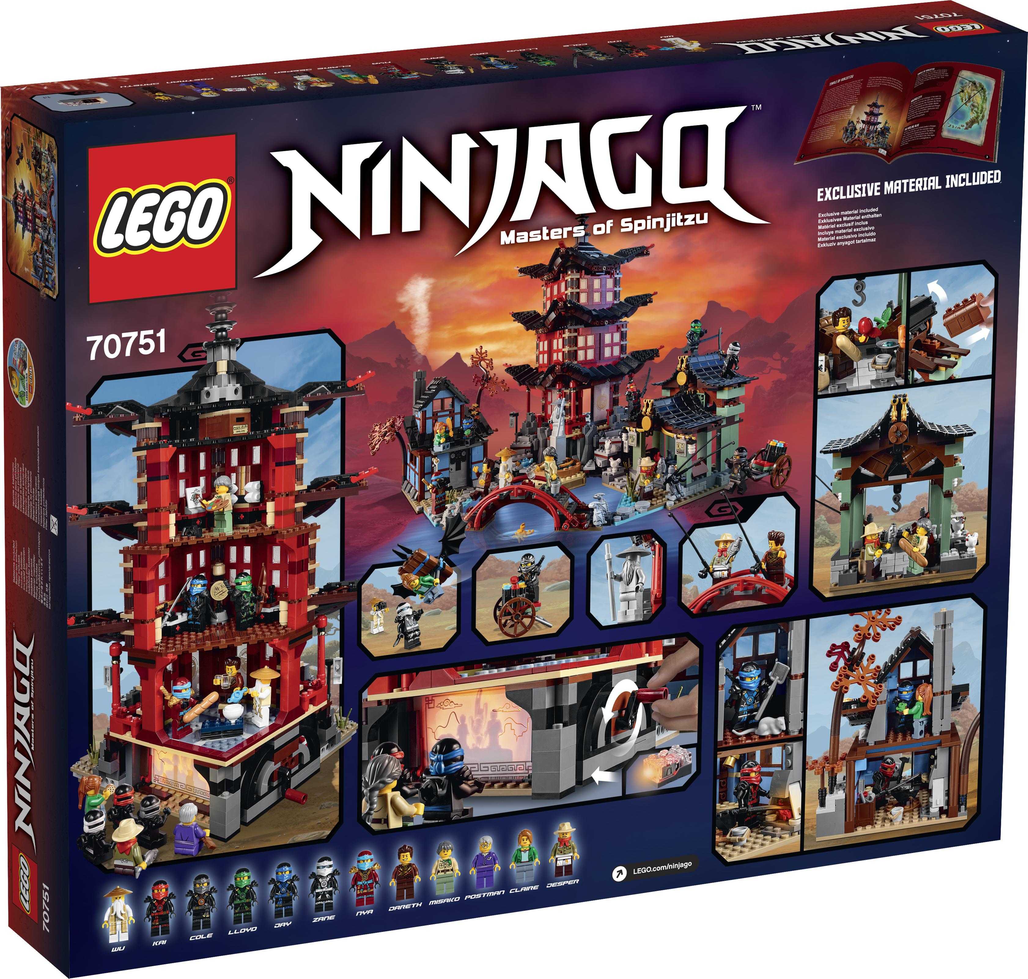Lego 70751 ninjago temple of airjitzu stores discount