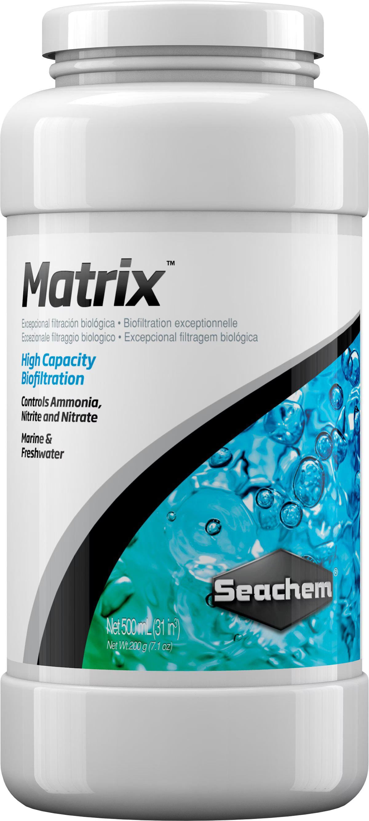 Meilleurs prix pour Seachem Matrix 500Ml - (159.0250) (Traitement de l'eau Aquarium), Entretien de l'aquarium