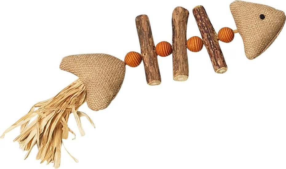 Comparer les prix de Nobby Tissu poisson avec matatabi, Jouets pour chat