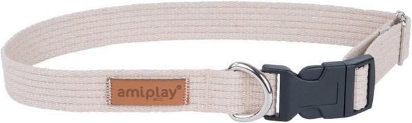 amiplay Halsband Cotton XL 30mm/45-70cm beige kaufen