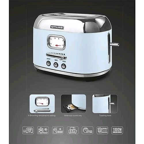 Grille Pain MUSE MS-120VB Pas Cher : Où Acheter ? - Grille-pain