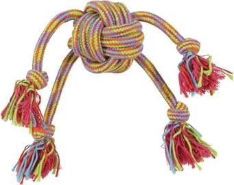 Jouet corde pieuvre coloré 43cm