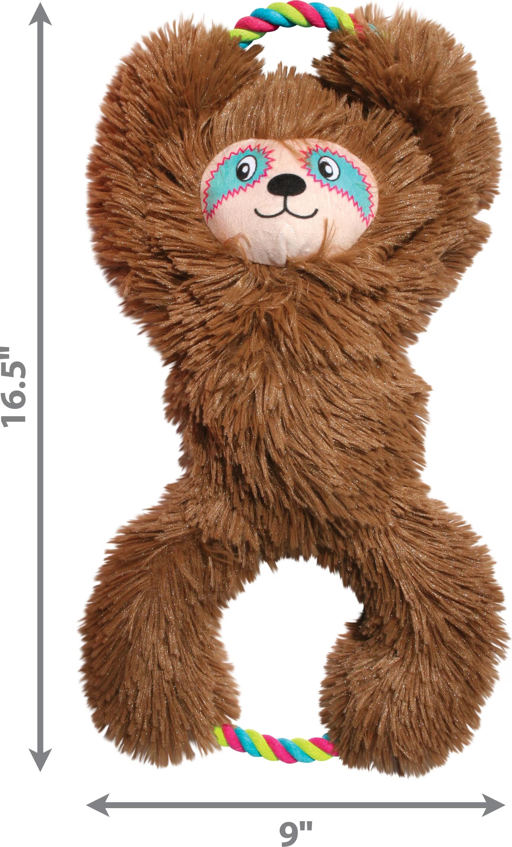 Comparer les prix de KONG Tuggz Sloth (Jouets en peluche), Jouets pour chien