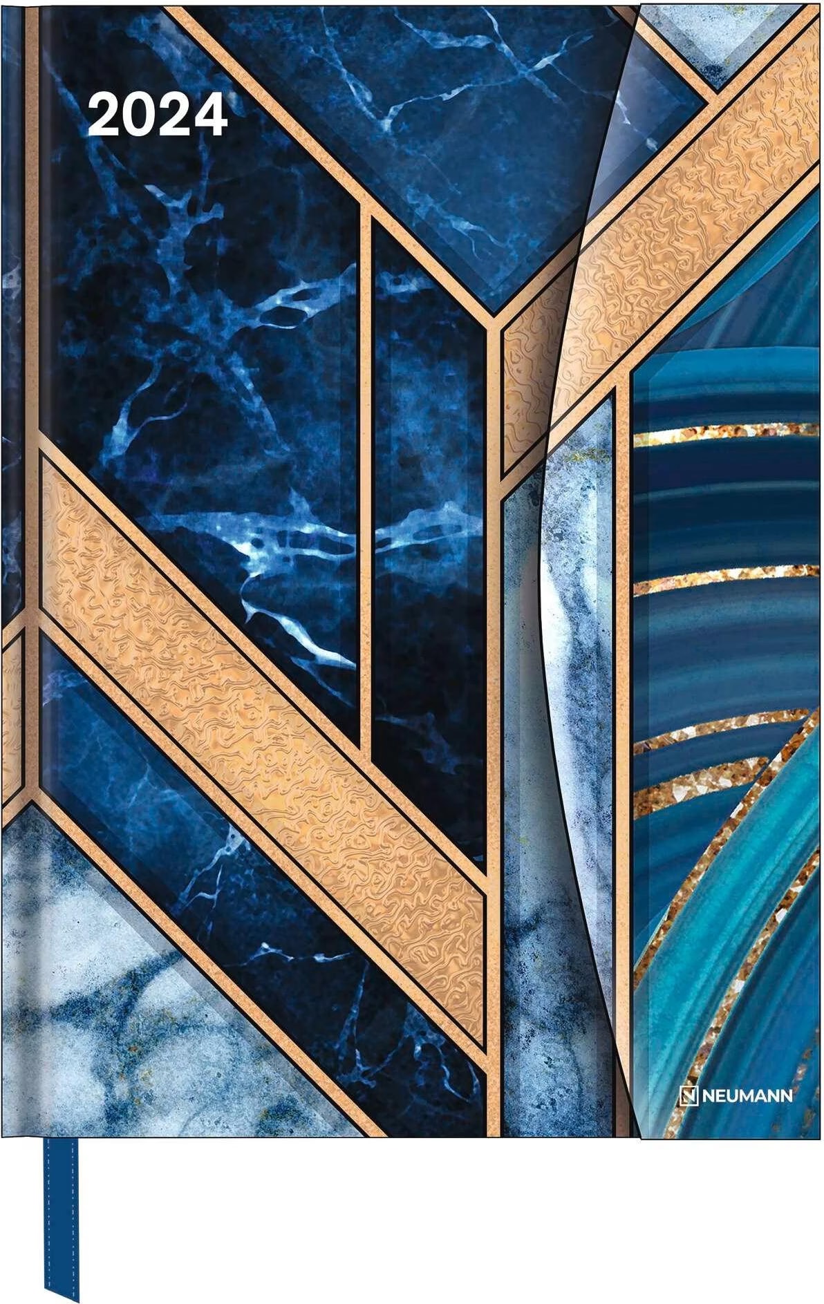 Neumann Art Deco 2024 Diary Book calendar Pocket calendar 16x22