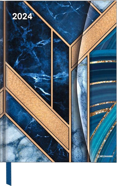Neumann Art Deco 2024 Diary Book calendar Pocket calendar 16x22