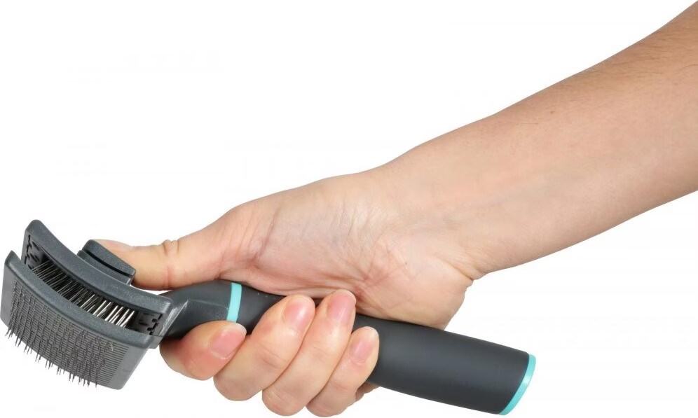 Brosse SLICKER retractable taille M pour chiens - zolux - ZO-470807