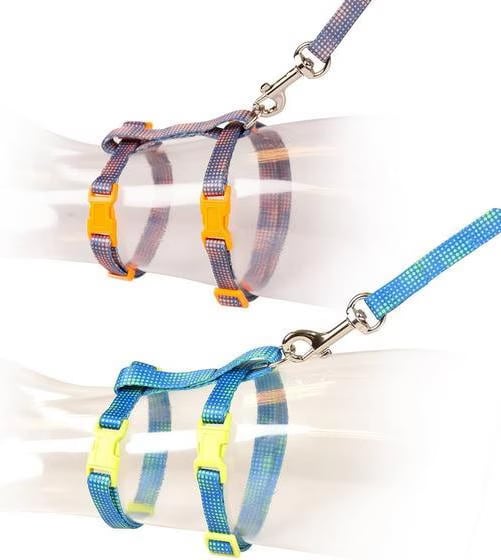 Comparer les prix de Duvo+ Harnais chat Retro, 20-35 cm, assortis (Chat, Gnral), Collier + laisse