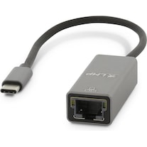 LMP USB-C-auf-Gigabit-Ethernet-Adapter, grau (USB-C, RJ45)